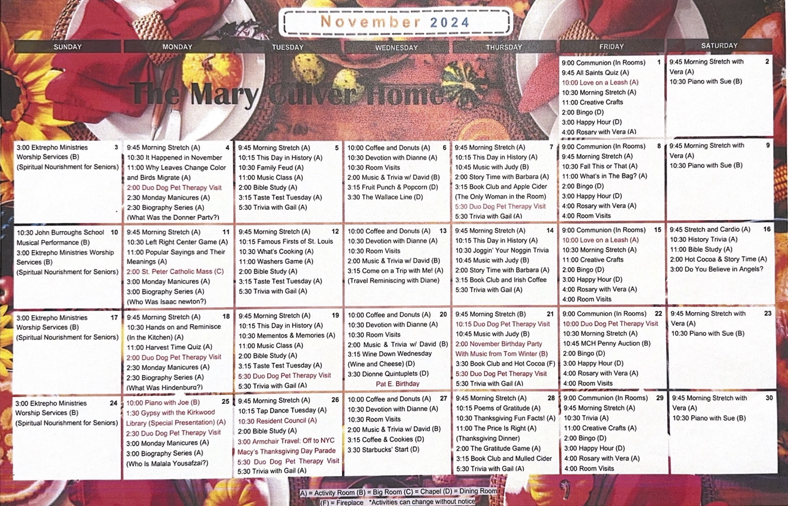 Mary Culver Home May 2024 Calendar