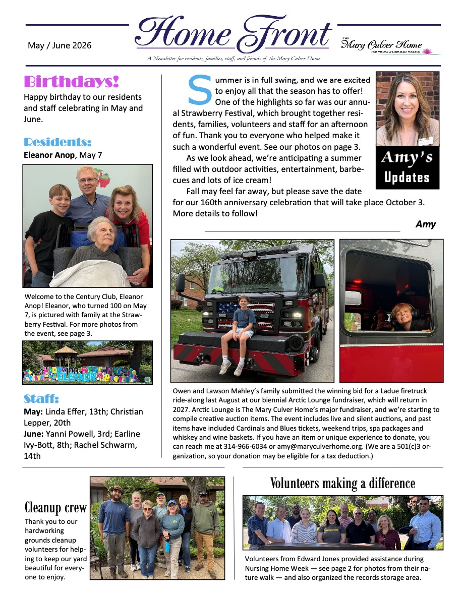 Mary-Culver-Newsletter-May-June-2026 MayJune-2026-Page-1